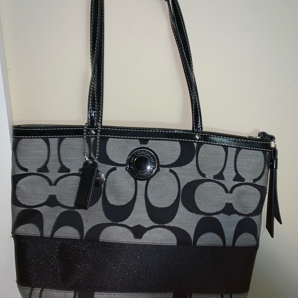 Black coach bag